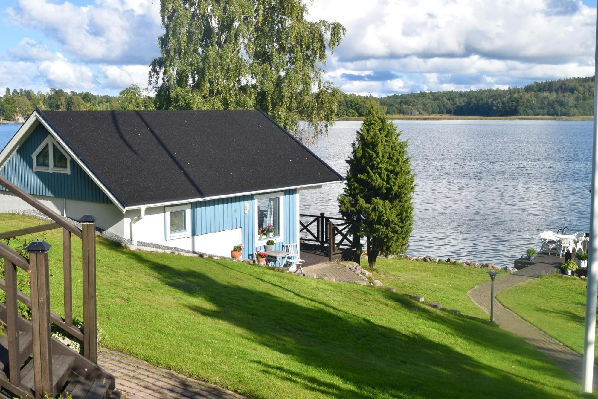 Sjoestuga/Gaesthus I Skaergarden. Akersberga Bagian luar foto