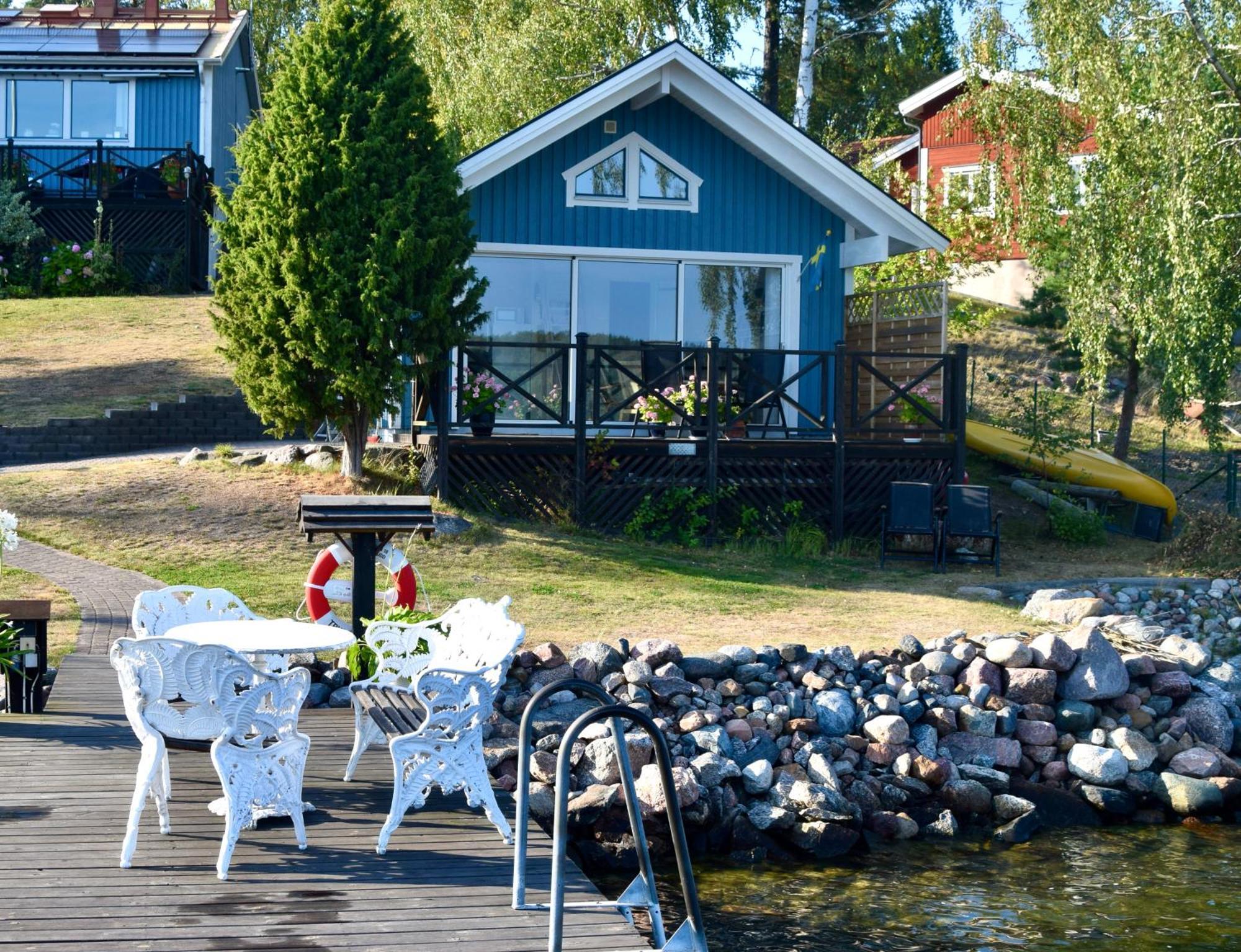 Sjoestuga/Gaesthus I Skaergarden. Akersberga Bagian luar foto